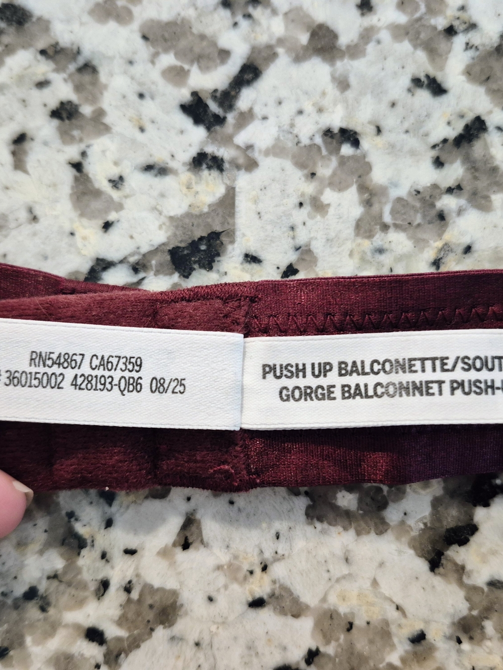 Rare VS PINK Retired Wild Rose Embroidery Balconette Push Up Bra 38B - Picture 8 of 9